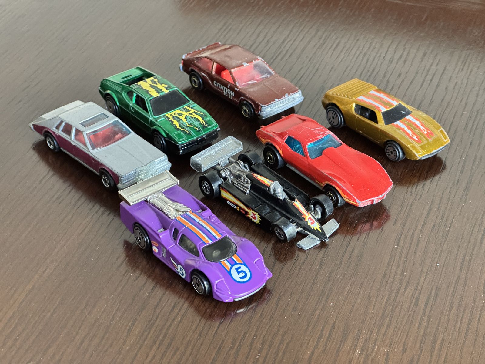 Vintage 1980s Hot Wheels Lot of 6 Cars – Diecast Collectibles