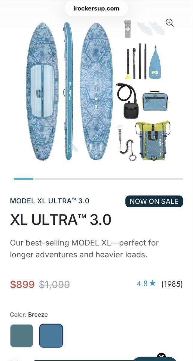 iRocker XL Ultra 3.0 Inflatable SUP Board
