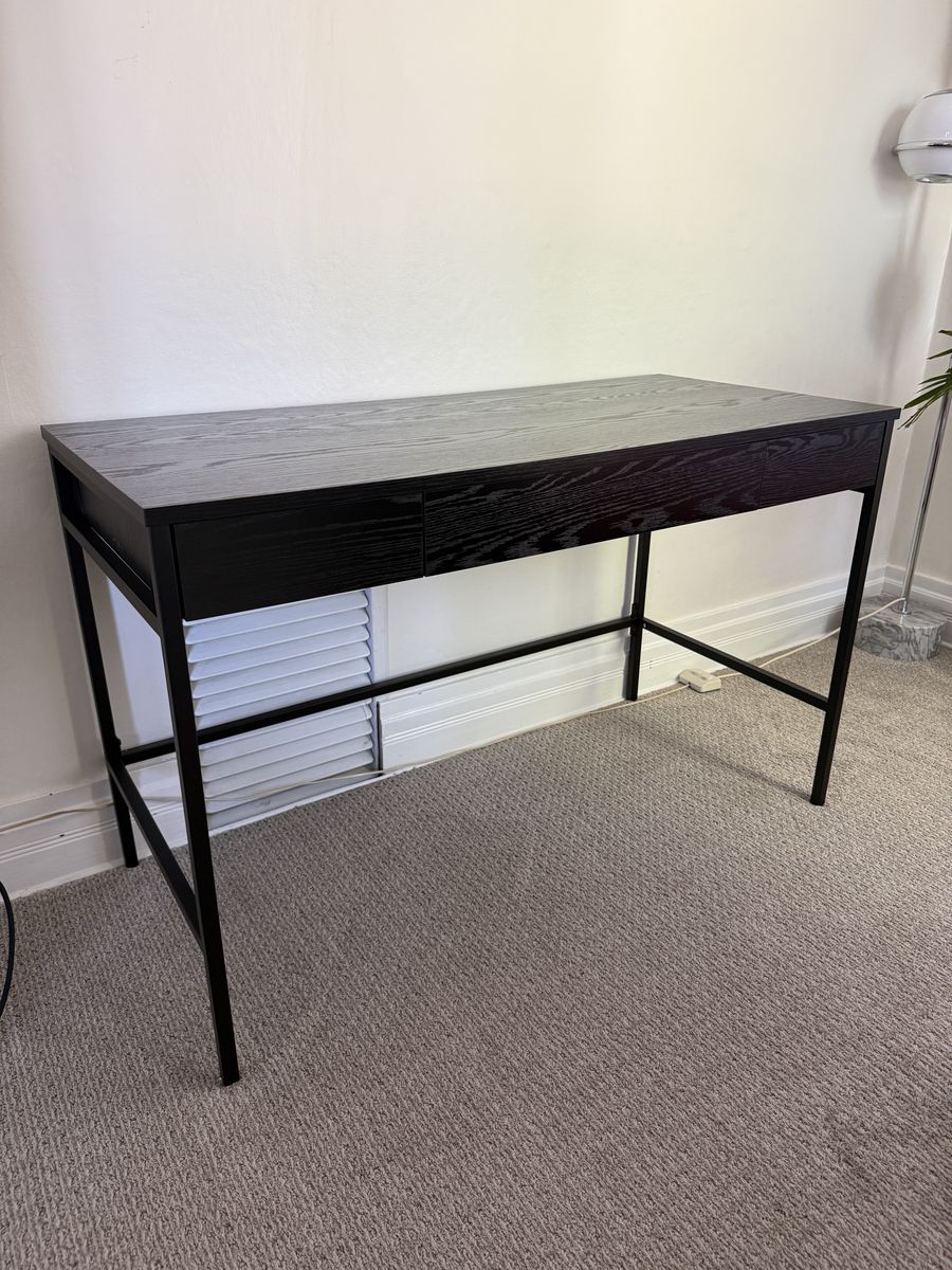 Black Wood Office Desk