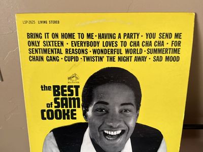 The Best Of Sam Cooke Vinyl LP Record Living Stereo RCA Victor LSP-2625