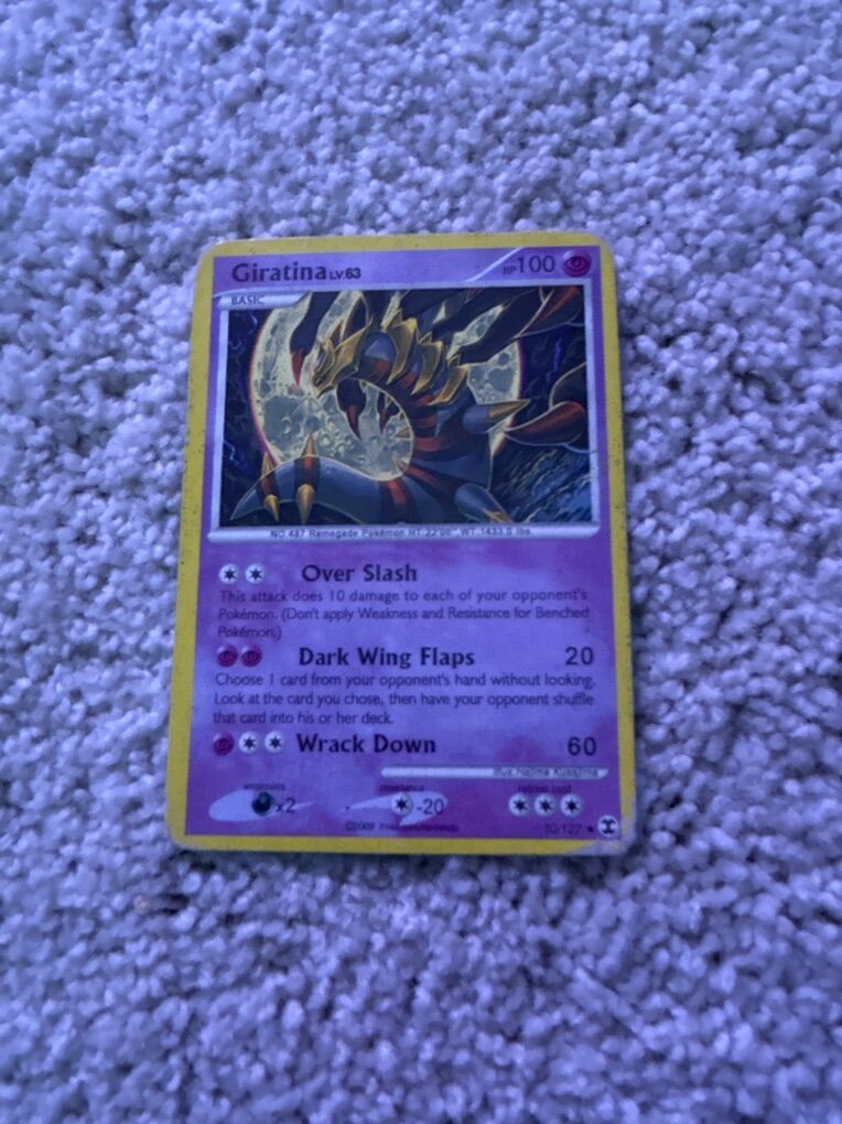 2009 Giratina Pokemon Card