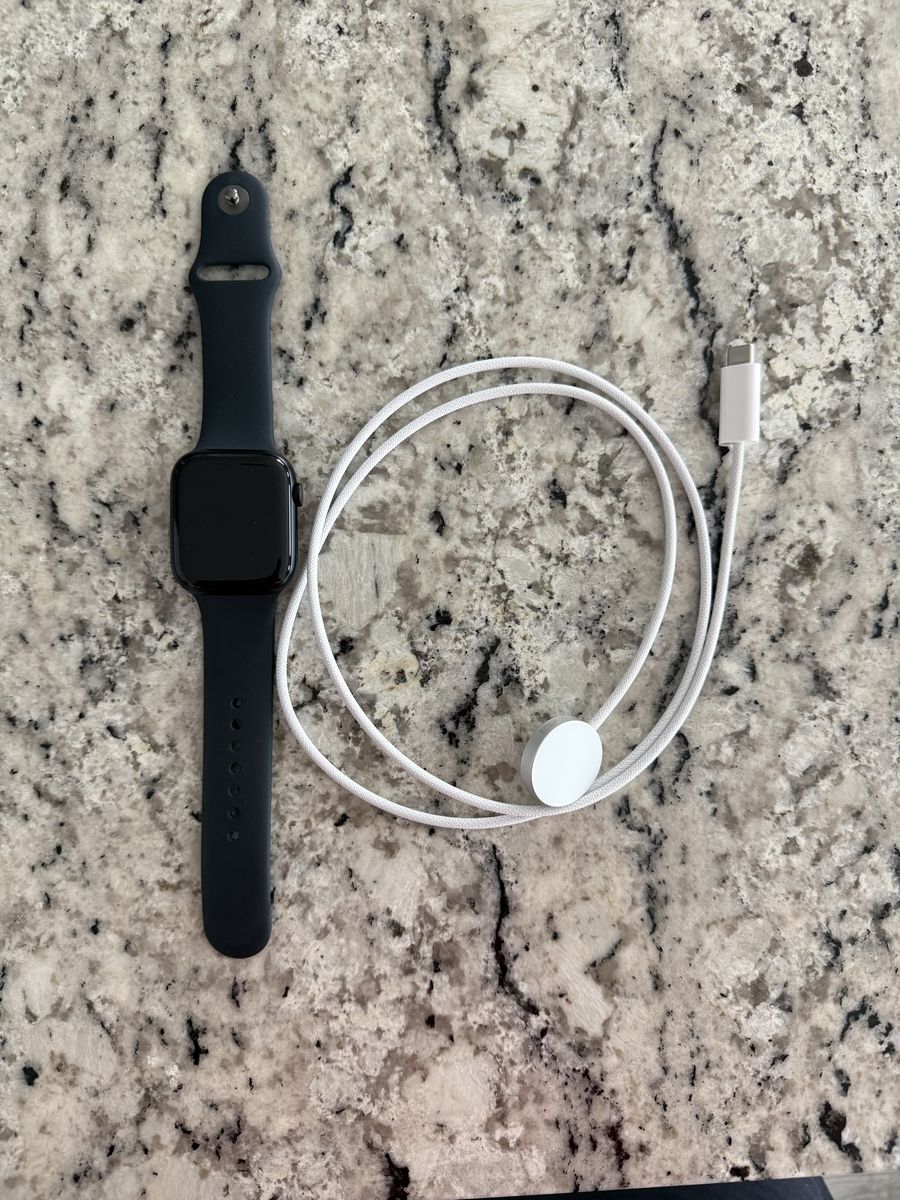 Apple Watch Series 9 GPS + LTE 45mm Aluminum & Ceramic Case with Ion-X Glass - Midnight