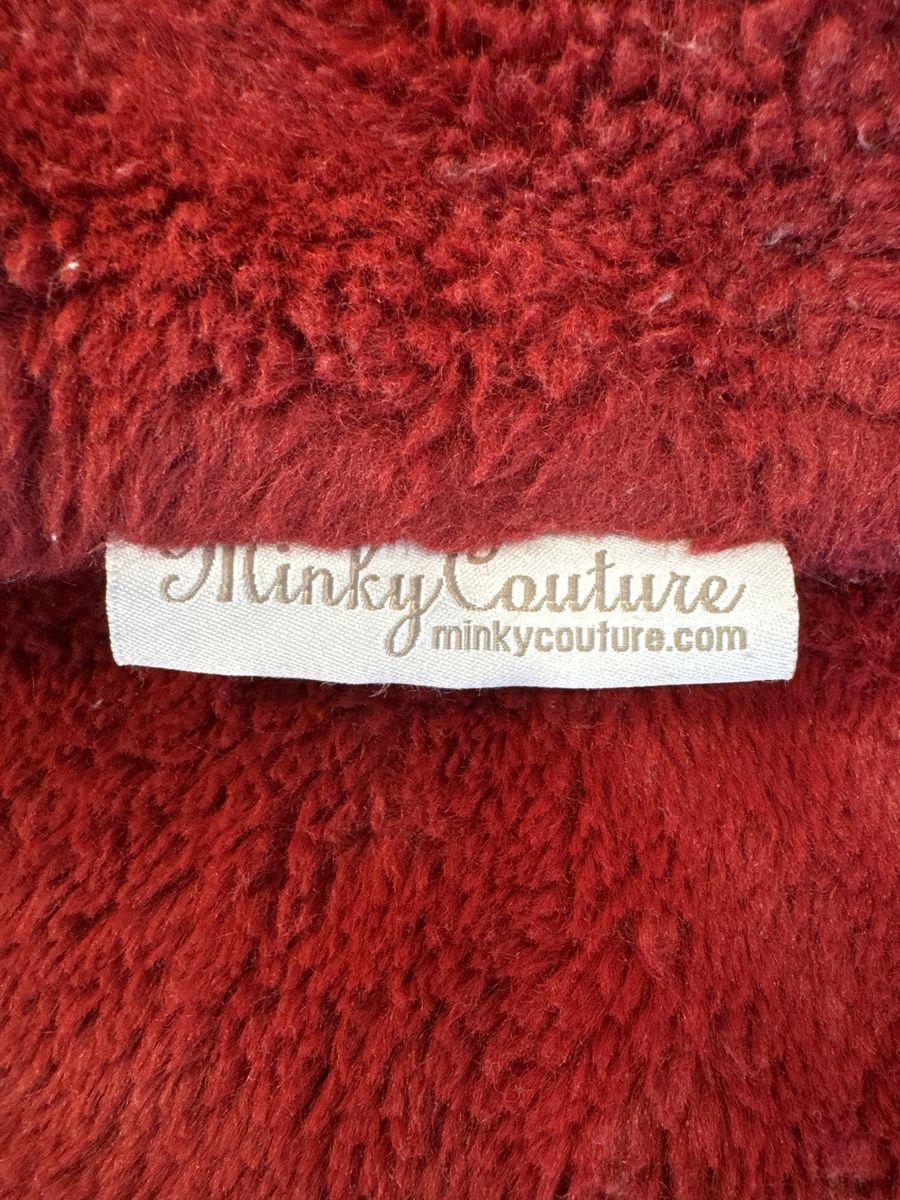 Older Red Minky Blanket
