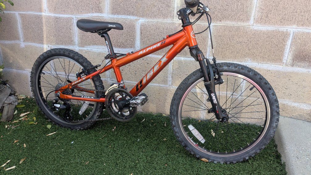 Ibex Alpine 20 20-Inch Kids 3x8 Sram grip shift Mountain Bike - Orange