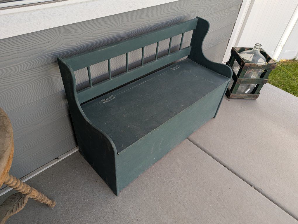 Porch Bench with Storage