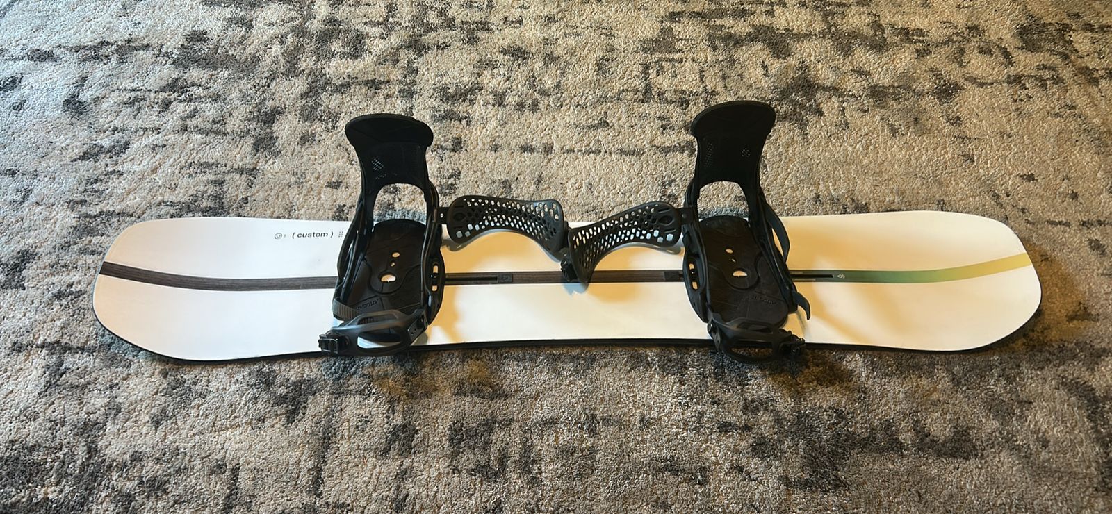 Burton Custom 154 Snowboard with Bindings and boots