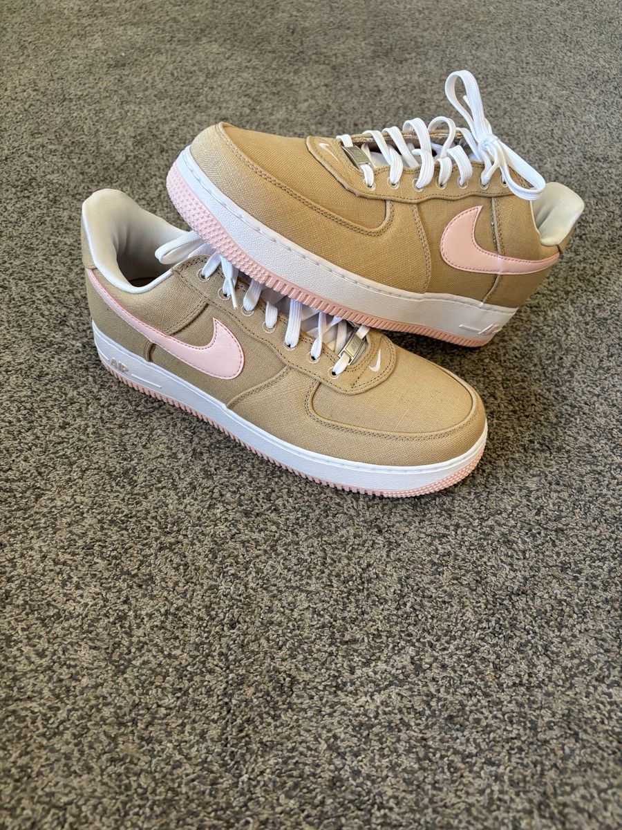 Nike Air Force 1 Low AF1 Linen Canvas HV2021-200 Men’s Size 11 Sneakers