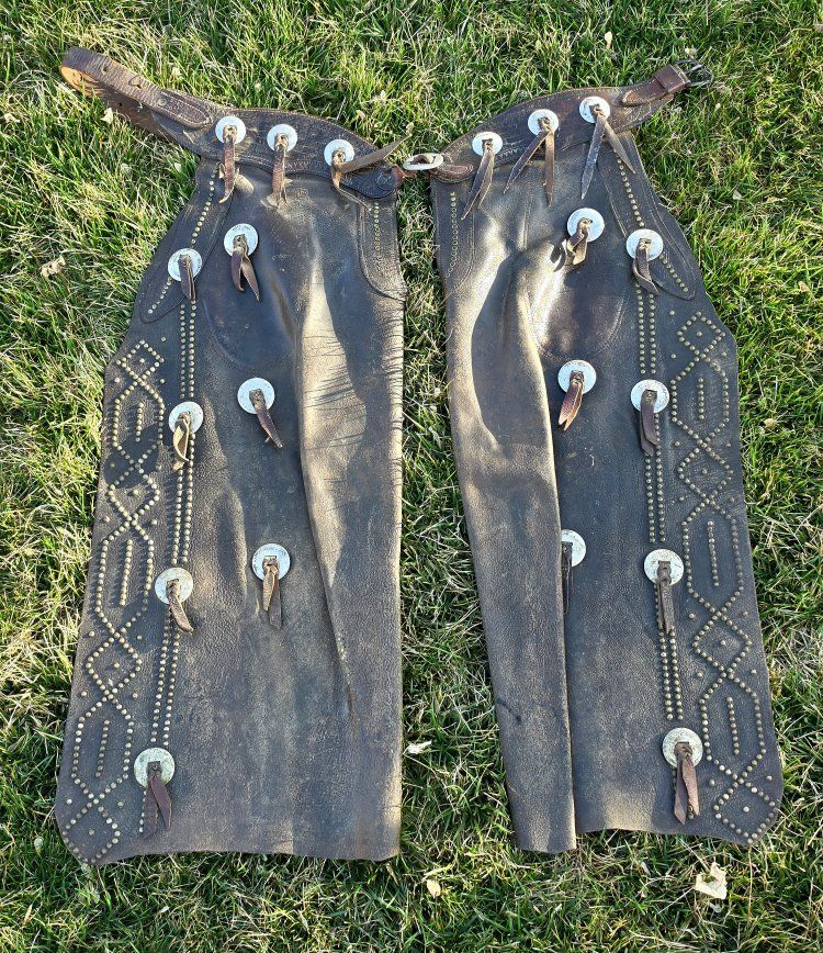 Rare Antique H. H. Heiser maker Chaps