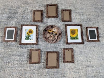 Large 11pc Rustic Gallery Wall Set