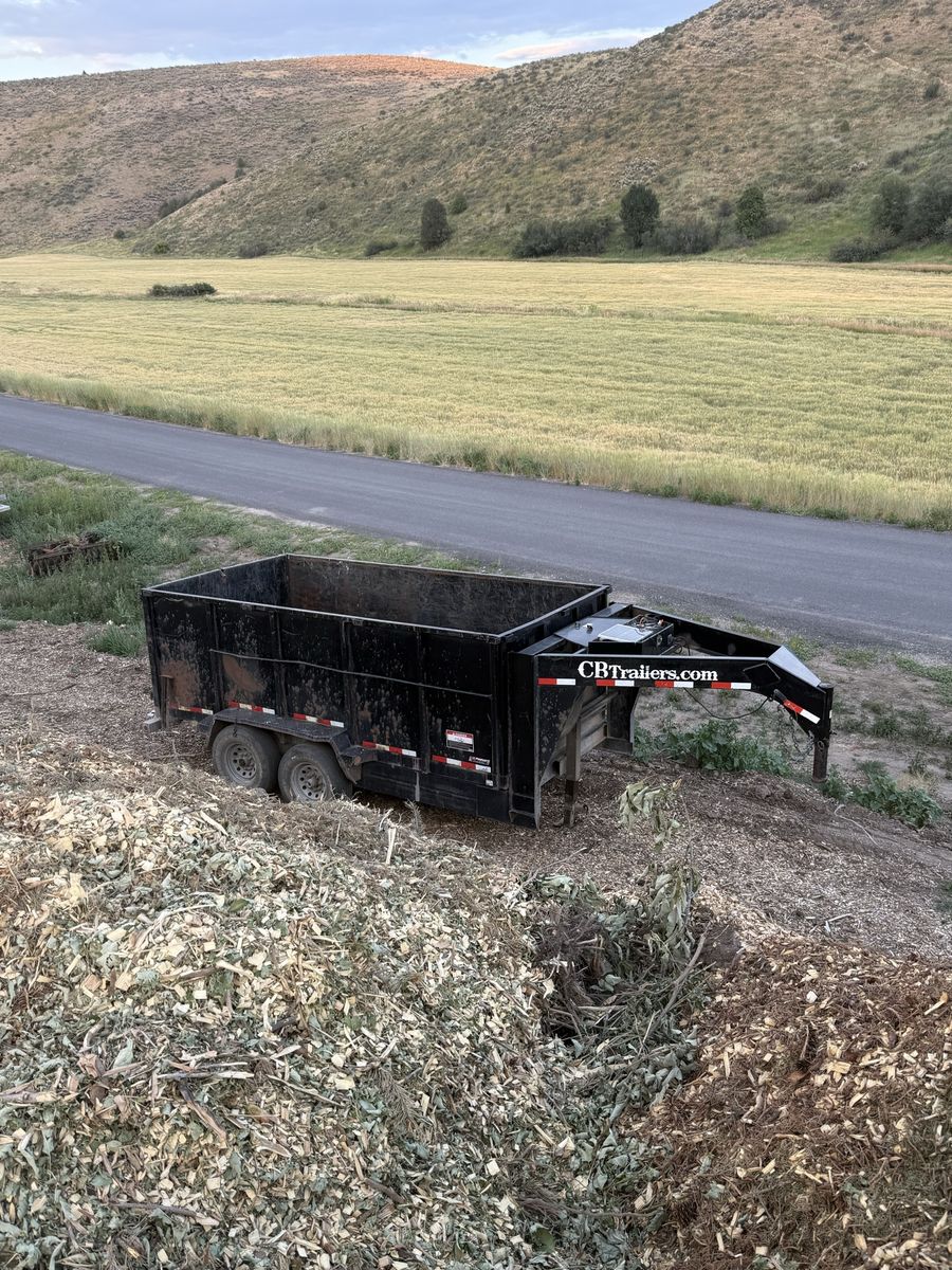 CBT Trailers Used Dump Trailer - Heavy Duty Utility Trailer for Hauling Debris