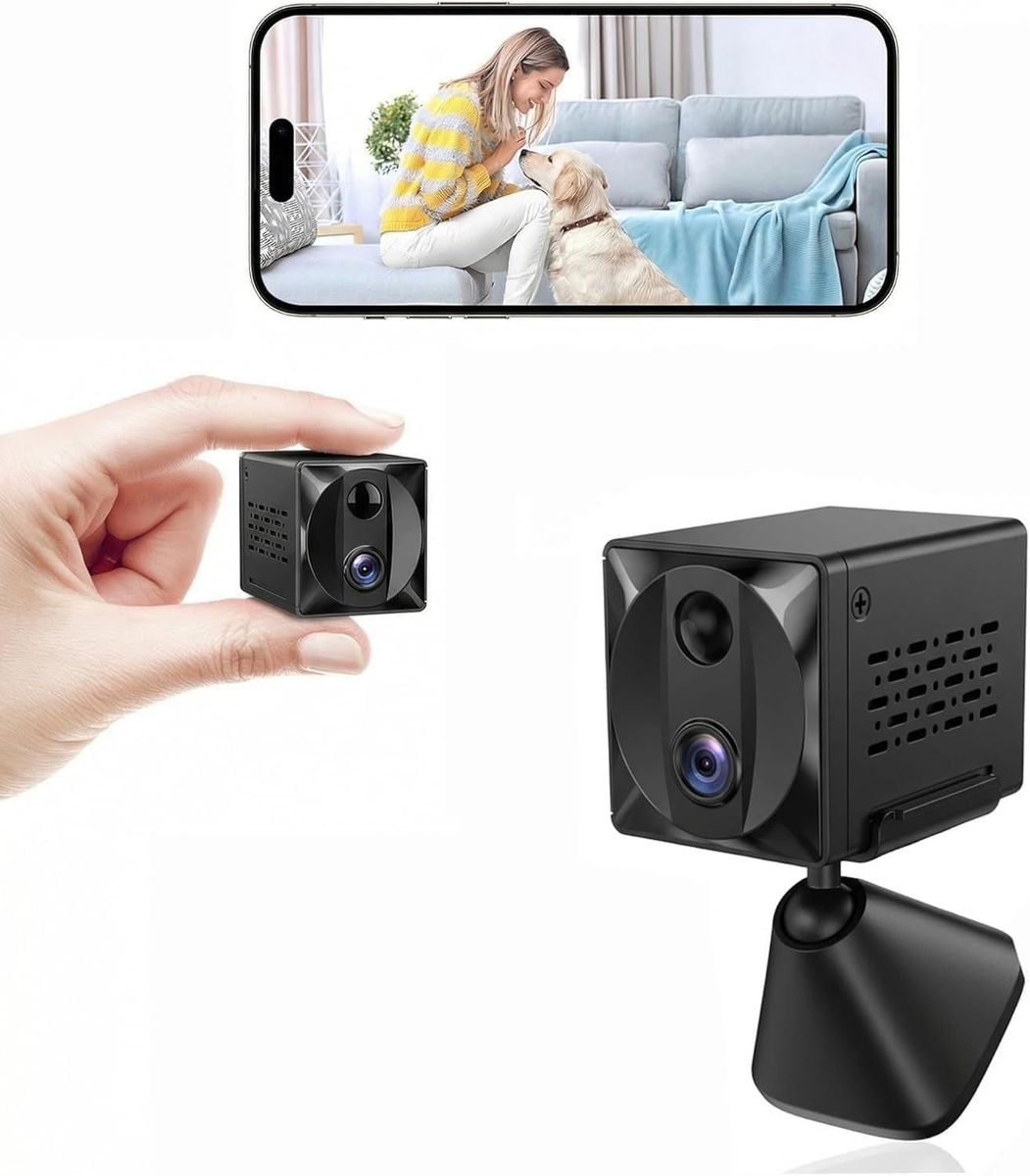 NEW 5G WiFi Hidden Spy Camera 4K HD Mini Camera Indoor Security Cam,SD Card Storage & App Control, Night Vision
