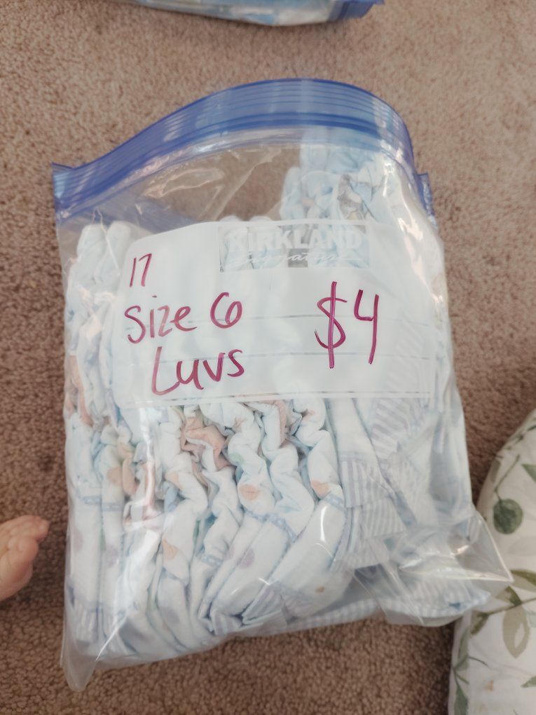 size 6 diapers/pullups 