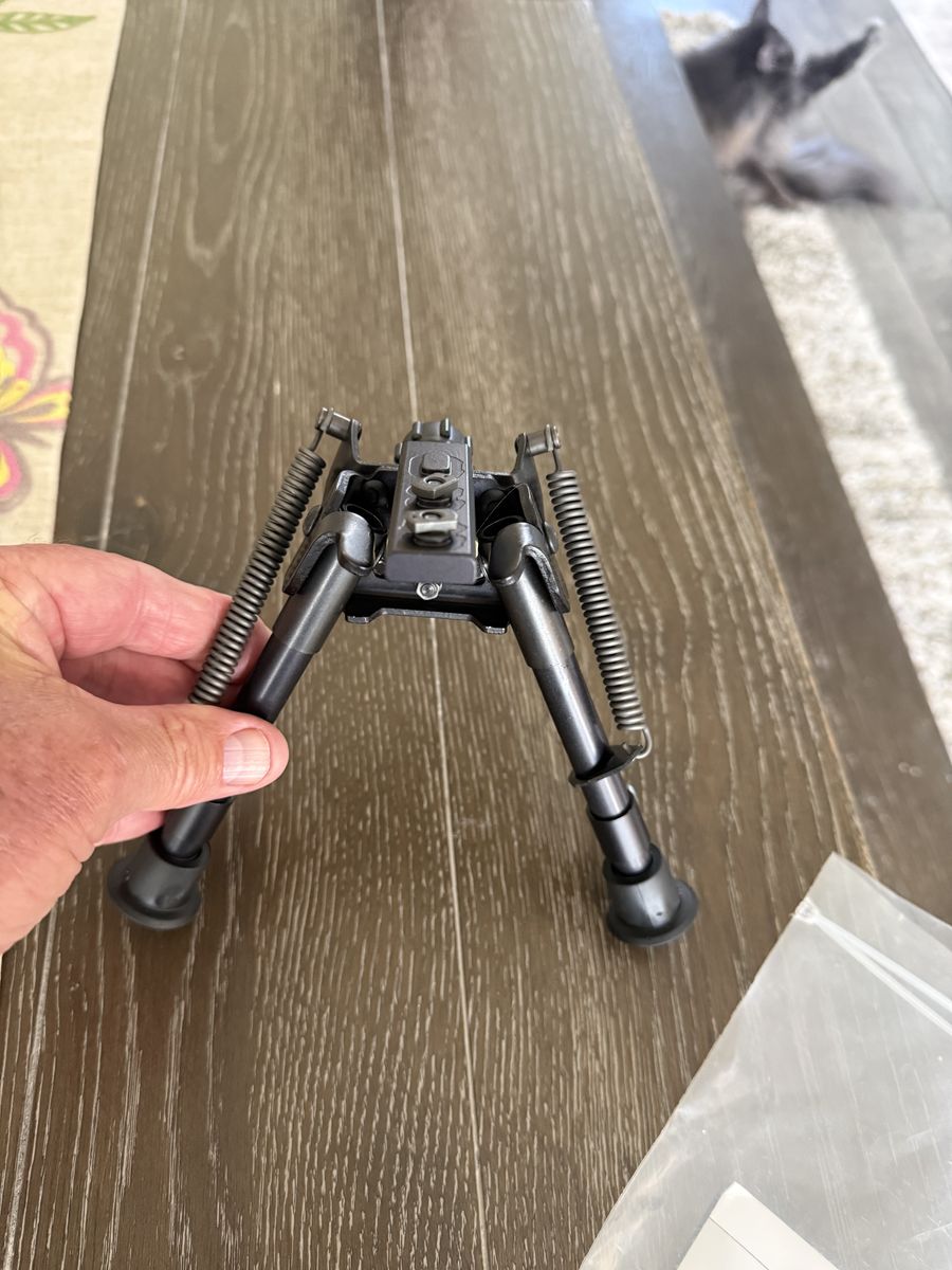 Harris Engineering Inc. Bipod Series S-BR2 6"-9" Black