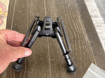 Harris Engineering Inc. Bipod Series S-BR2 6"-9" Black