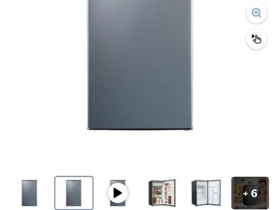 GALANZ 3.3 CU.FT. MINI FRIDGE STAINLESS
