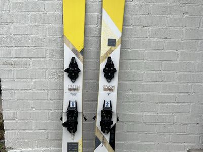 WNDR Reason 120 170cm Alpine Touring Skis with Bindings & Pomoca Climbing Skins