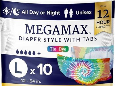 Northshore Megamax Adult Diapers Large Tie-Dye