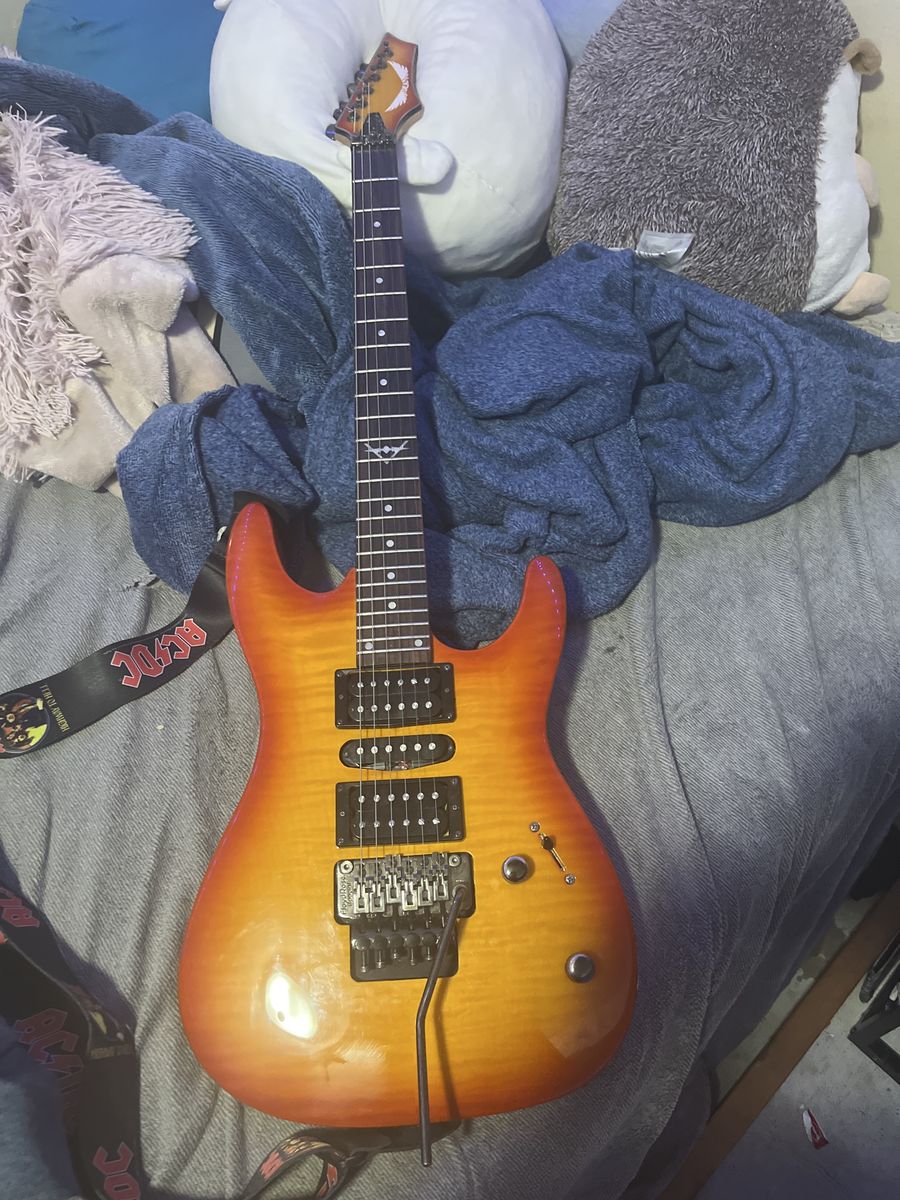 Dean Electric Guitar With Floyd rose special bridge