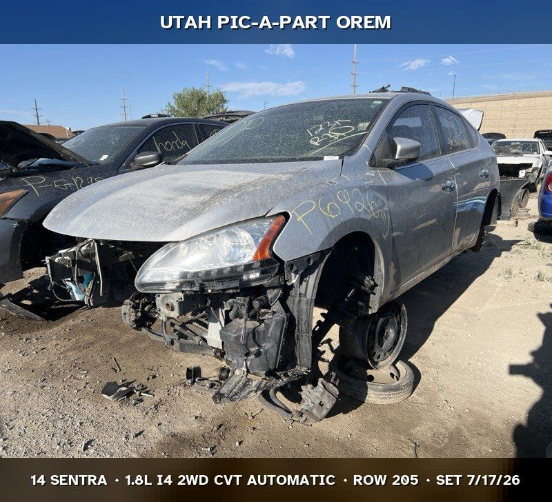 2014 Nissan Sentra Parts - UTPAP Orem