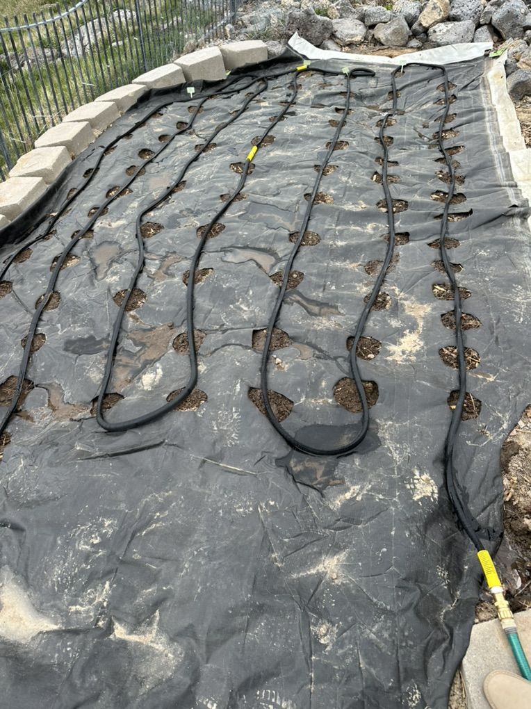 Tired of fighting weeds? Thick Weed Barrier