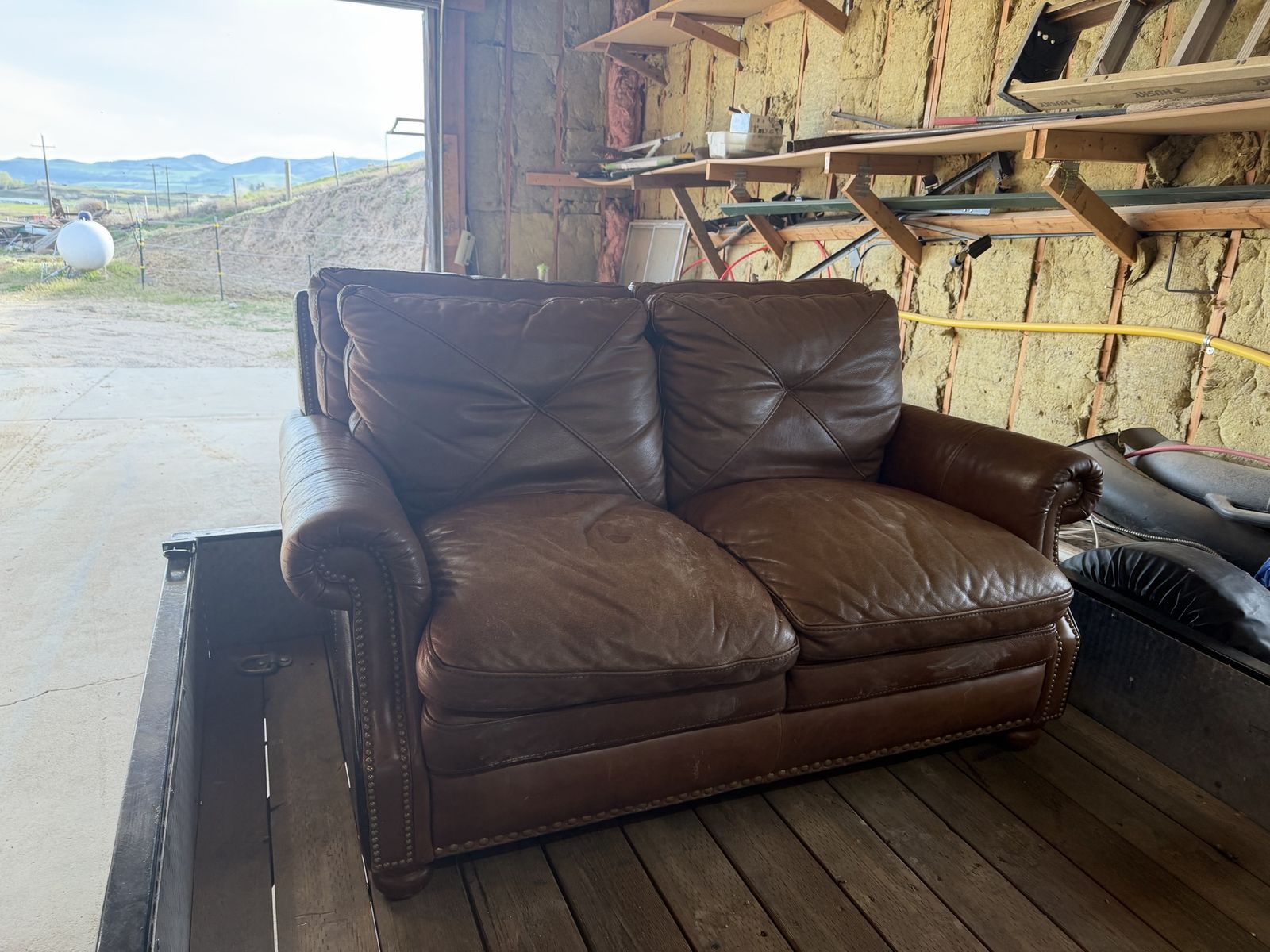 Leather Loveseat/Couch