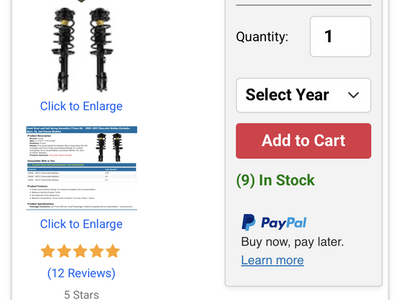 brand new Front coil spring/strut assembly 04-2012 chevy Malibu