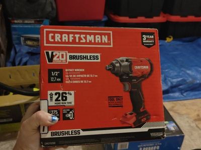 Craftsman V20 Brushless 1/2 in. Impact Wrench (Tool Only - New in Box)