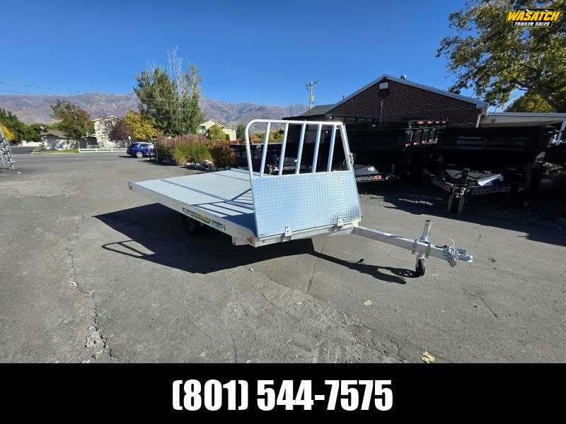 2026 Aluma 8612D (7X12) Aluminum Snowmobile Utility Trailer