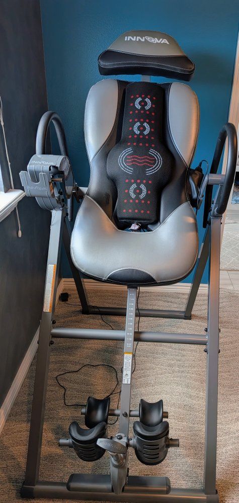 Innova ITM5900 Advanced Heat and Massage Inversion Table with Adjustable Ankle Holders