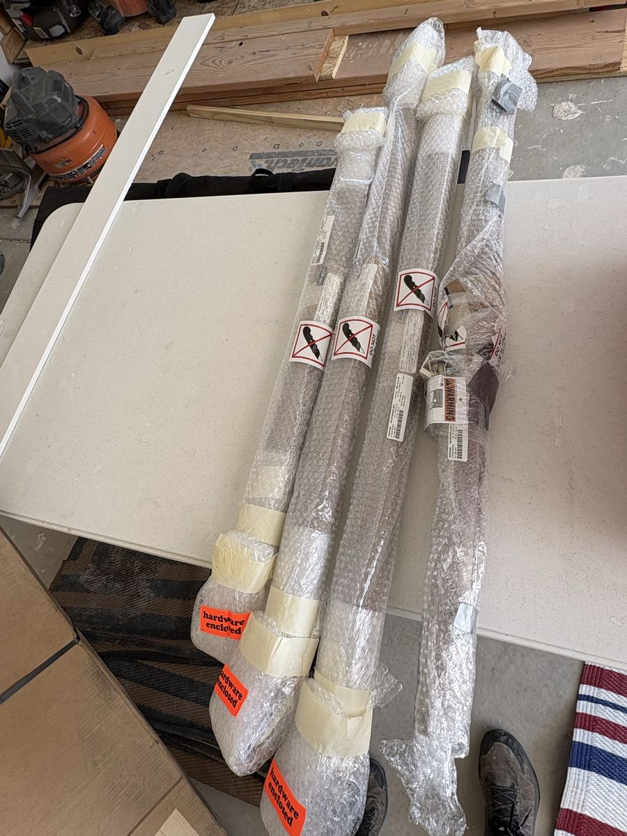 Select Blinds Light Filtering Corded Shades - 3x 46.75"x46.5", 1x 35.25"x34.5"