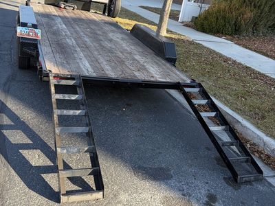 Car hauler trailer w/ winch