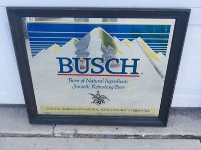 Beer memorabilia mirror