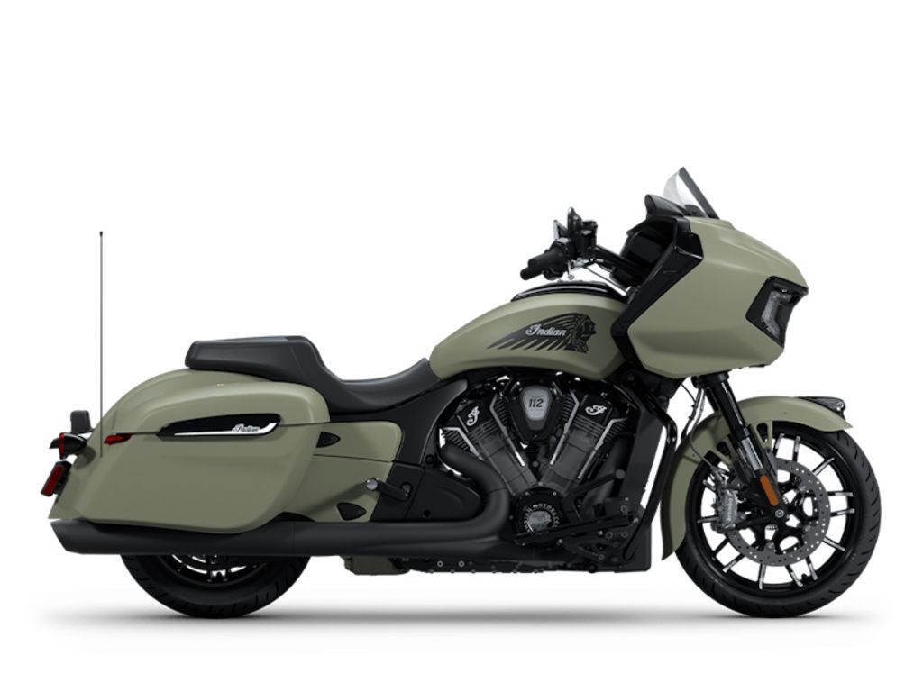 2025 Indian Motorcycle® Challenger® Dark Horse® 112 Moss Green Smoke