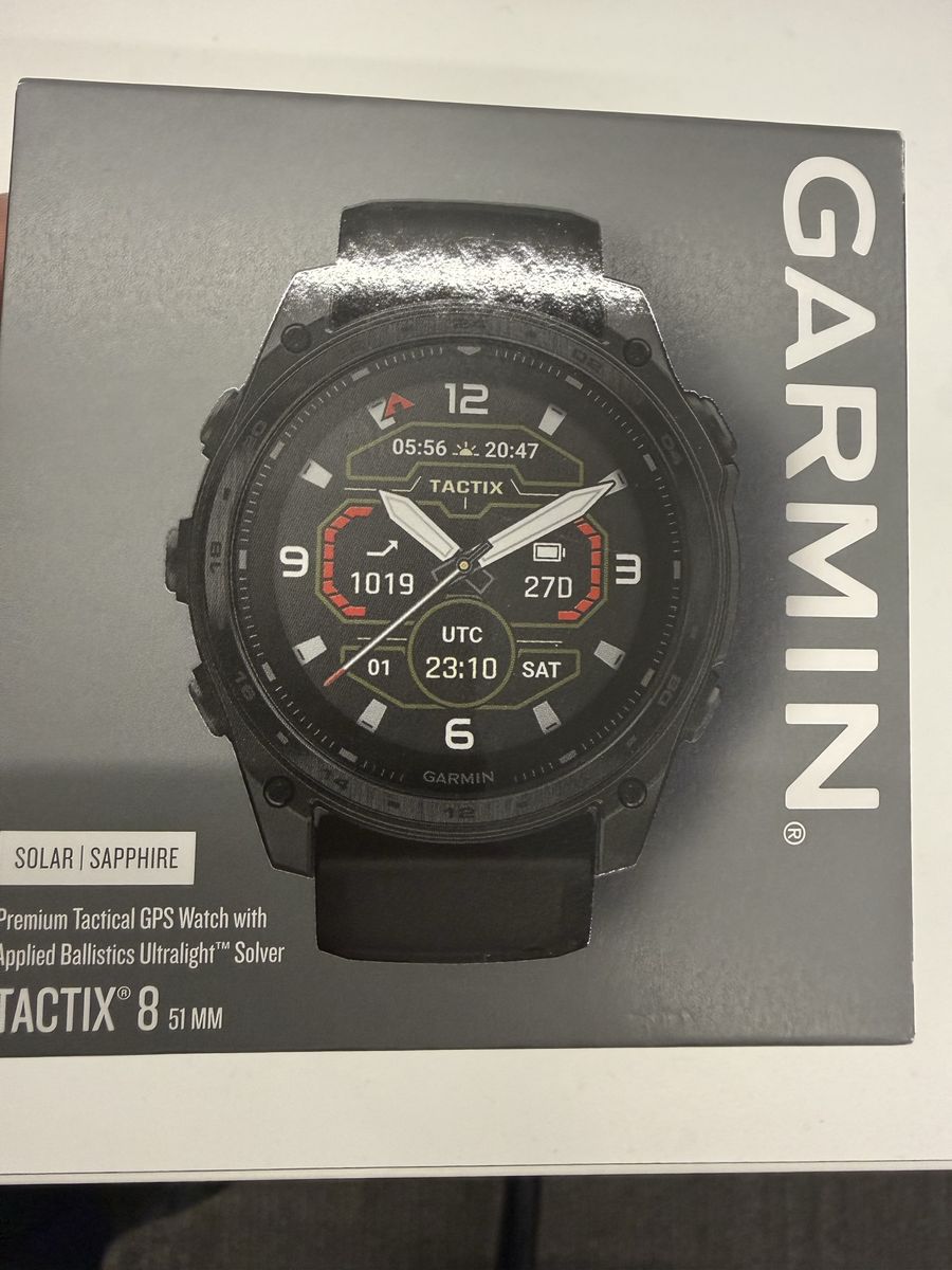 Garmin Tactix 8 Solar Sapphire 51mm Tactical GPS Smartwatch