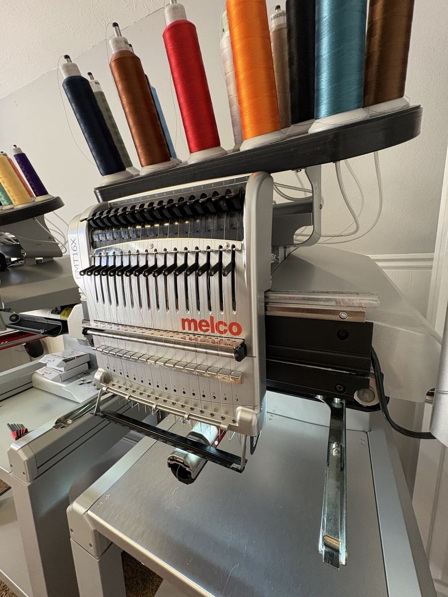Melco EMT16X Commercial Multi-Needle Embroidery Machine