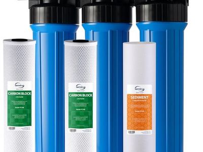 Spring whole house water filter