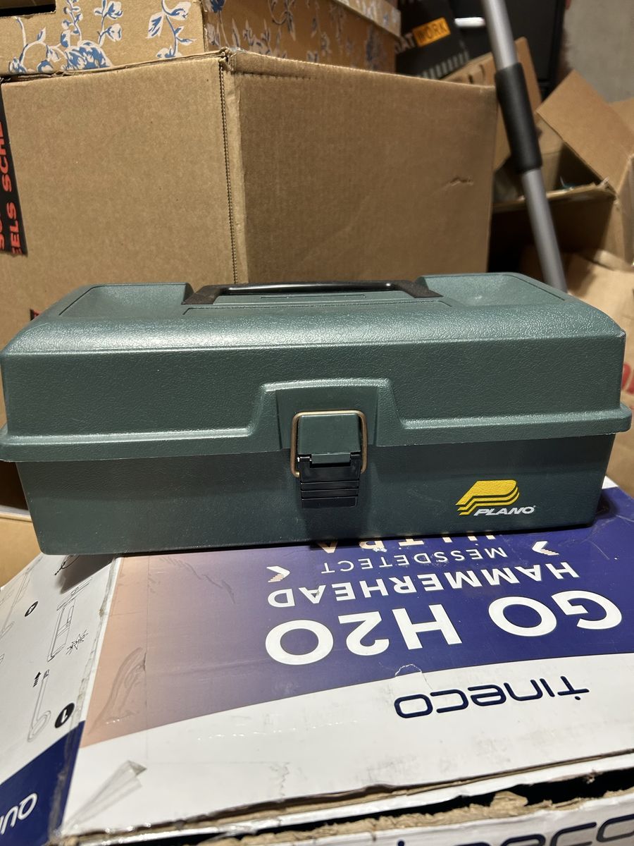Plano Deep green small fishing tackle box