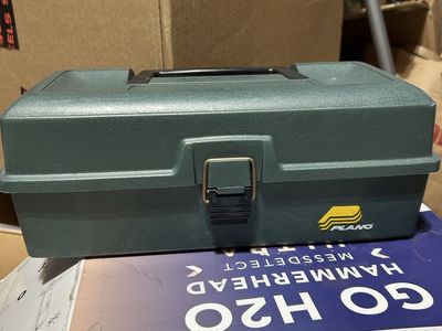 Plano Deep green small fishing tackle box