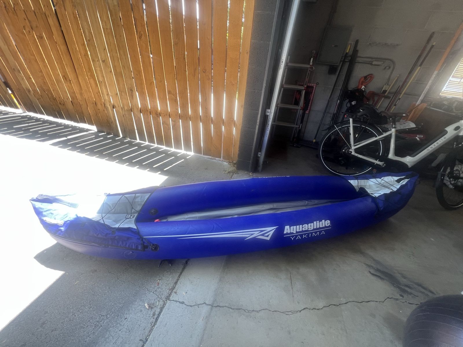 Aquaglide Yakima Inflatable Kayak - Used, Ready for Water Adventures
