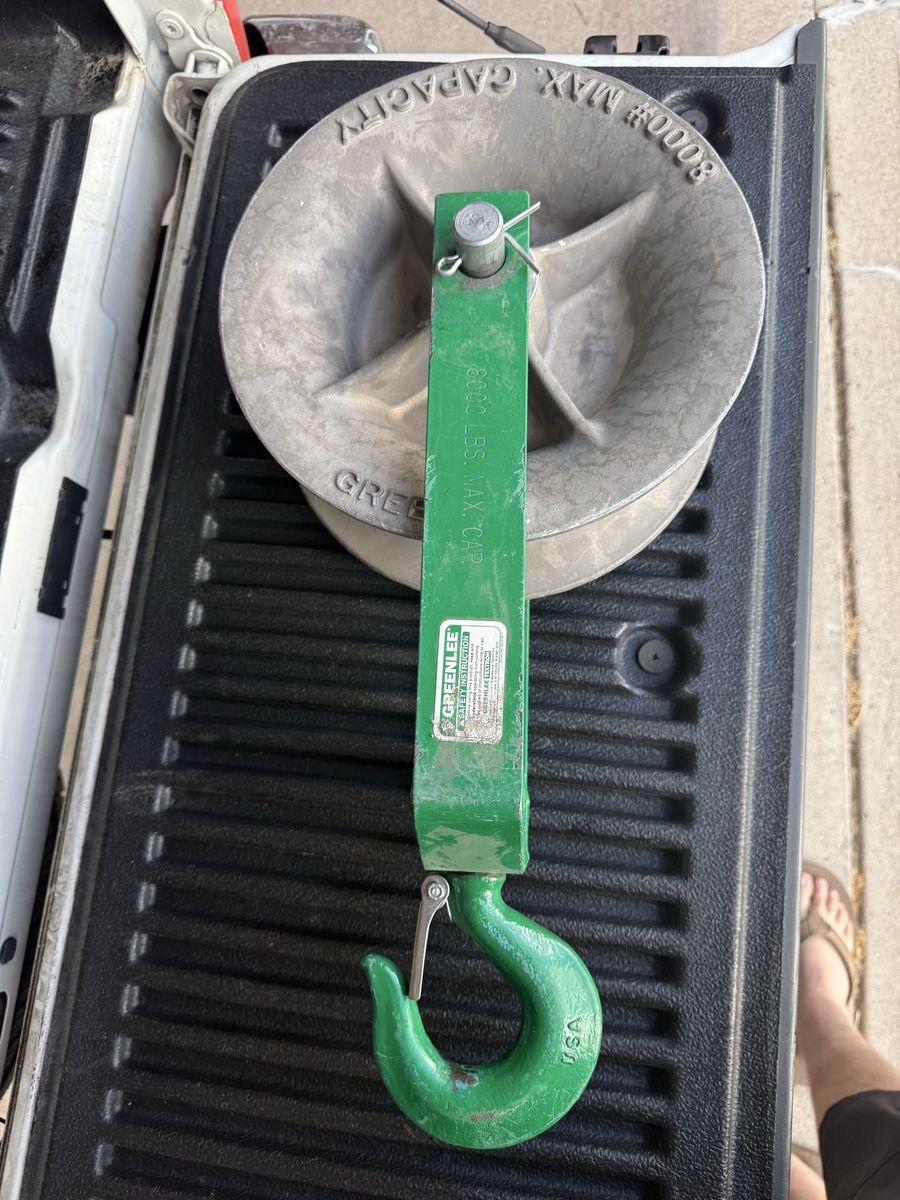 Greenlee 8012 12" Hook Sheave