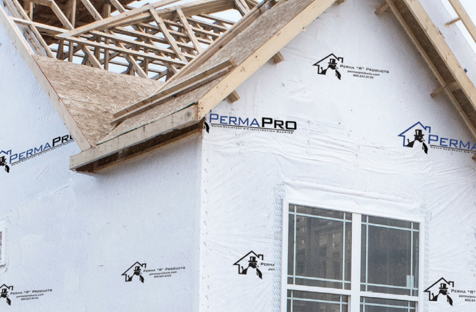 SAVE 55%! NEW PermaPro 5 MIL House Wrap Wind & Moisture Barrier - 9'x150' Rolls - A-Grade