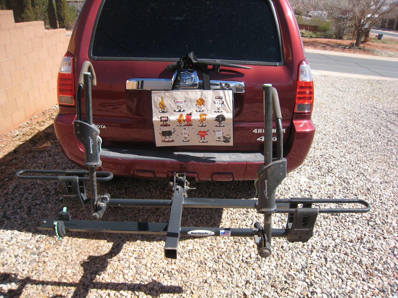 Used Heavy Duty 2 bike rack