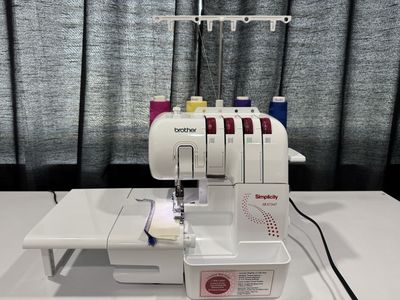 Brother Simplicity SB3734T 3/4 Thread Serger Sewing Machine with Extension Table
