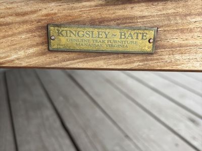 Kingsley-Bate teak furniture set