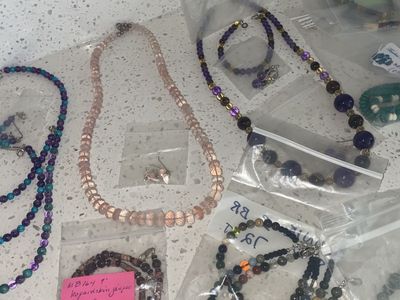 1000 Items US Made Gemstone Jewelry Reseller Lot Sterling Silver Boutique Necklace Bracelet Artisan