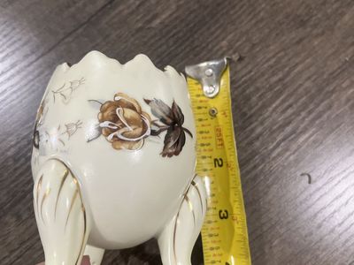Vintage naploware egg planter vase