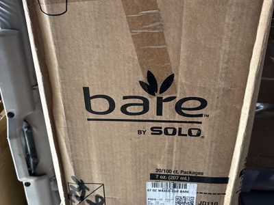 Bare by Solo Cold Drink Cups 7 oz 2000 Count Case