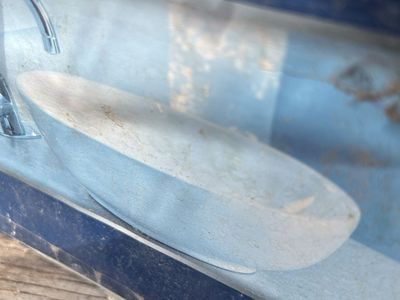 White Oval Bathroom Vessel Sink in Original Packaging