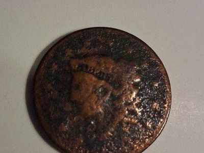 1800'S BRADED HAIR LARGE CENT
