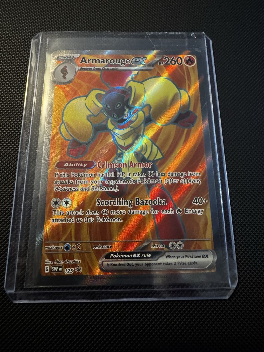 Armarouge ex - SVP EN 125 Promo Holo Pokemon Card